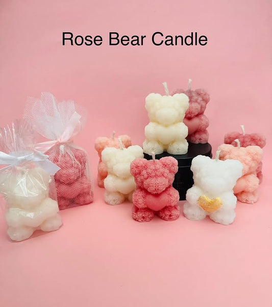 Rose bear Scented Candles